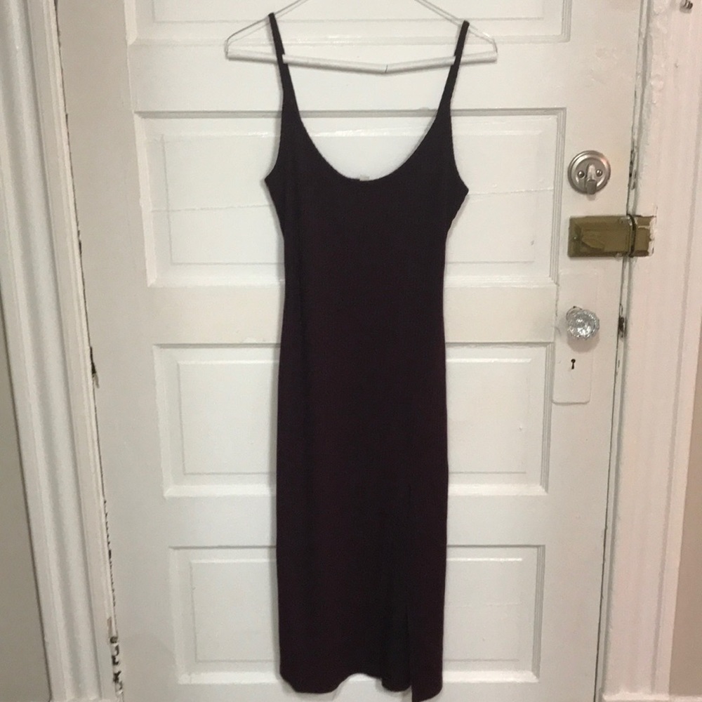 Silence + Noise Slit Dress